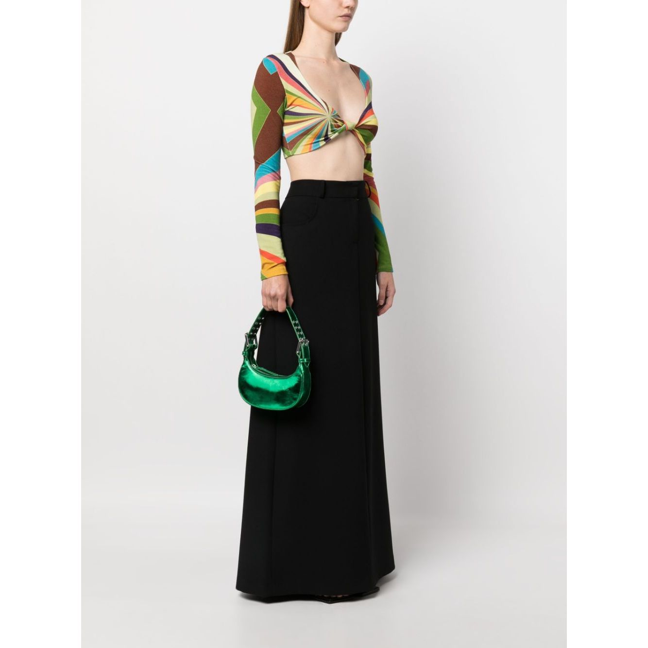By Far metallic-effect tote bag Shoulder