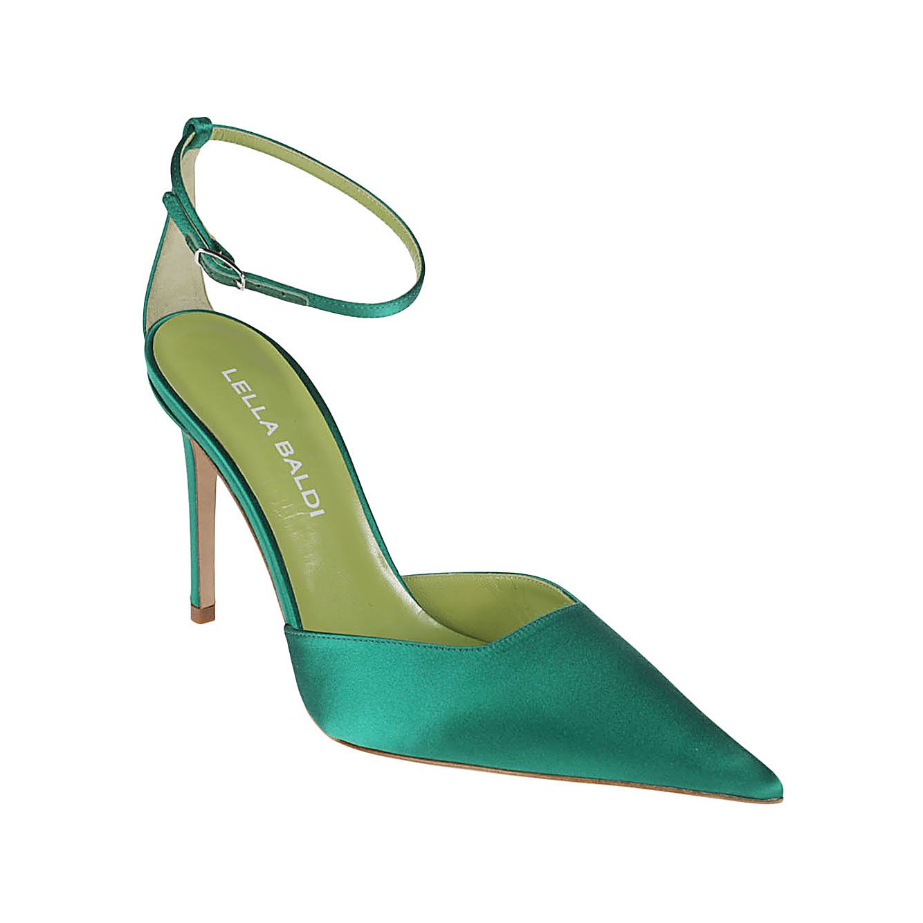 Lella Baldi With Heel Green High Heel