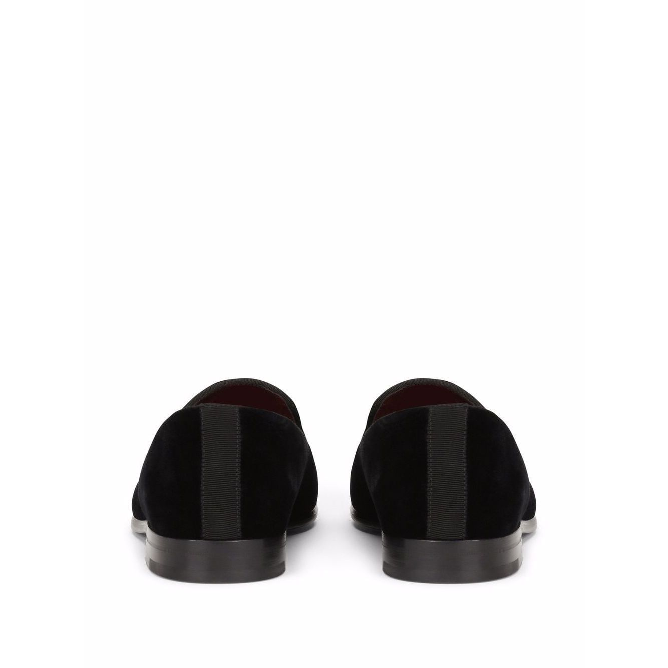 Dolce & Gabbana DG logo velvet slippers