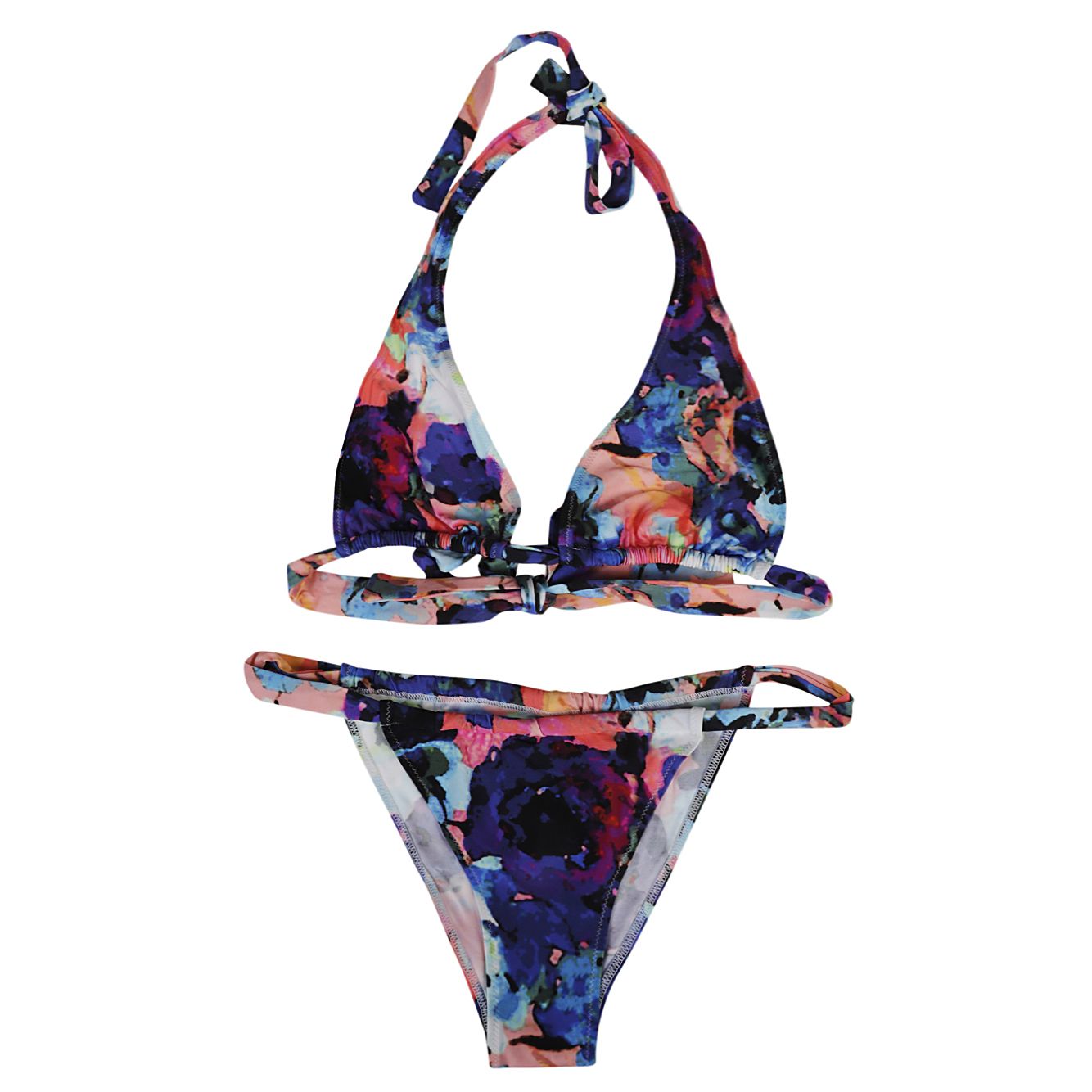 Front view with bag zipped and handles upright.
