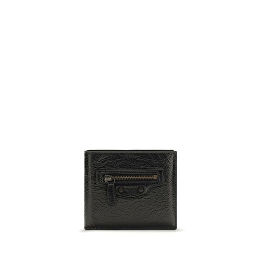 Balenciaga Black Lamb Ovis Aries Wallet