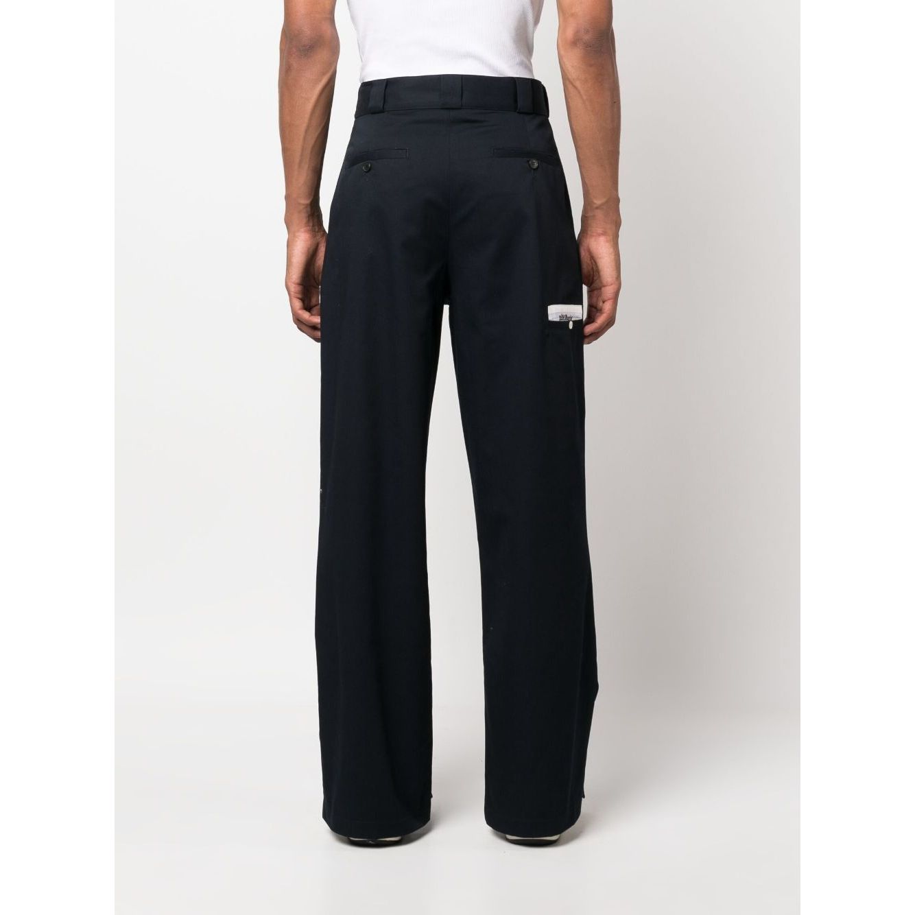 Palm Angels Trousers Blue Trousers