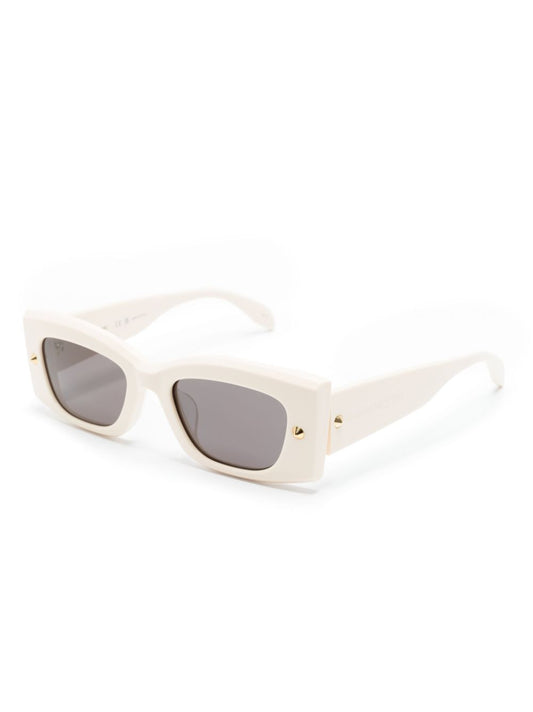 Alexander McQueen Sunglasses White Sunglasses Alexander Mcqueen Beige
