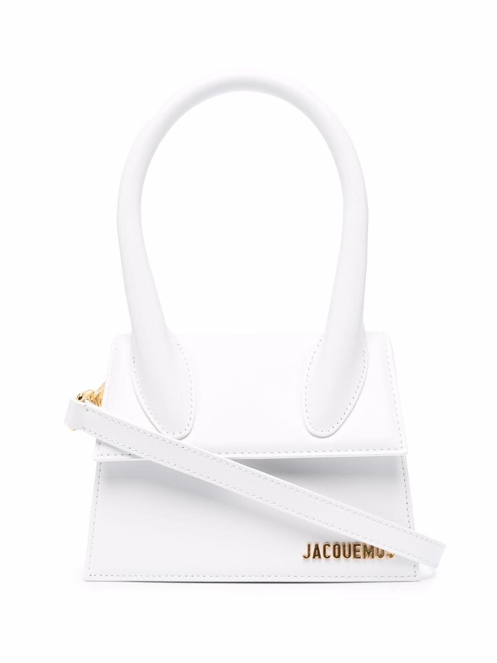 JACQUEMUS White leather Le Chiquito Bag Handbag JACQUEMUS