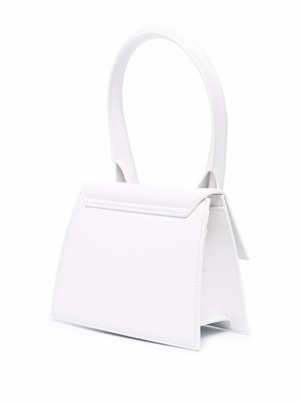 JACQUEMUS White leather Le Chiquito Bag Handbag JACQUEMUS