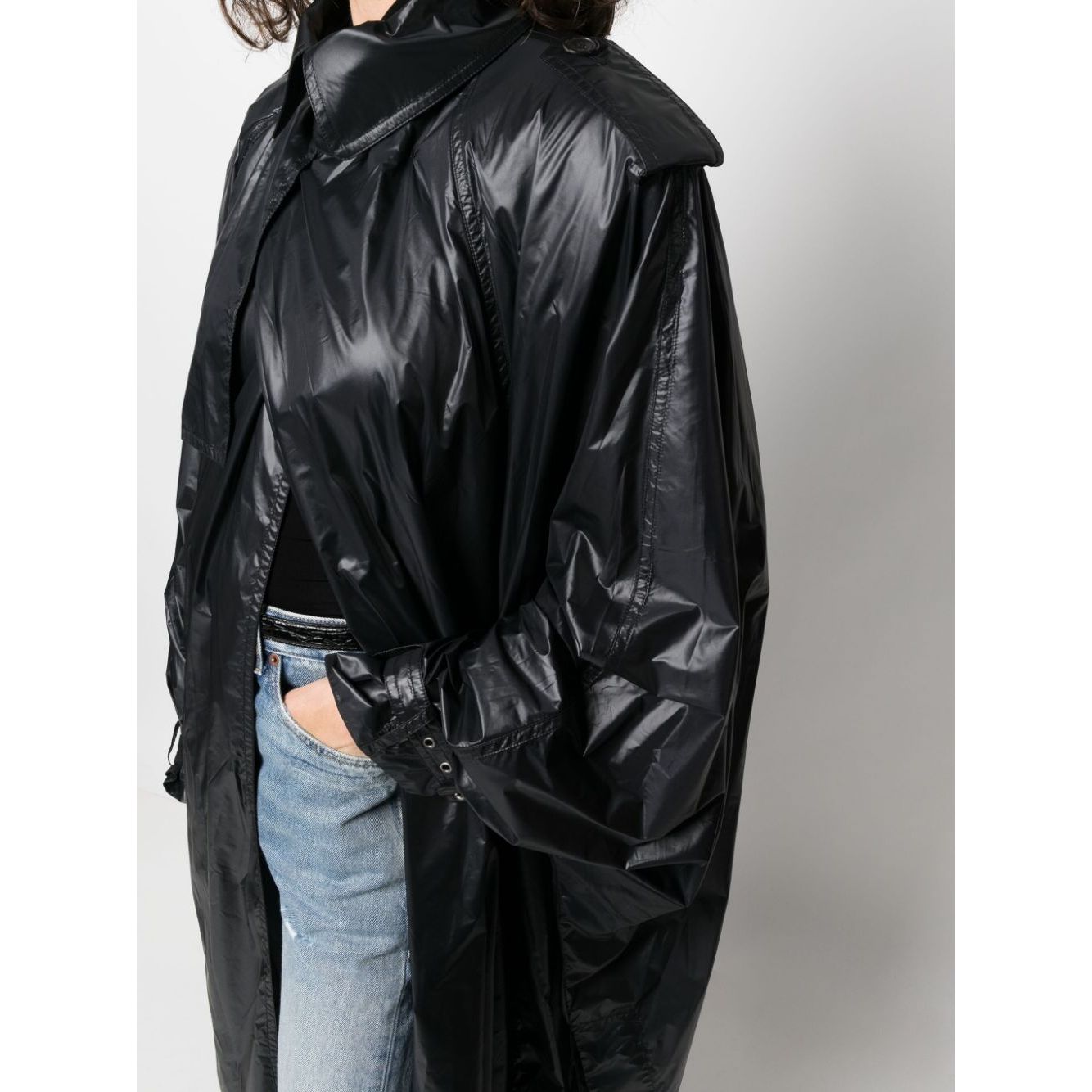 Saint Laurent shoulder-pad Oversized Trench Coat