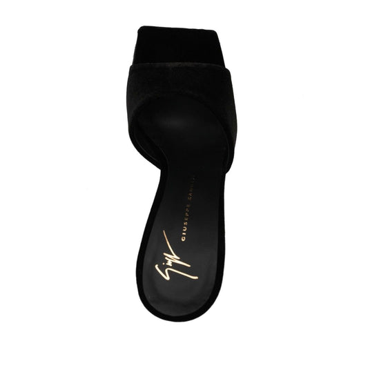 Giuseppe Zanotti Solhene 90mm velvet-effect sandals Sandals