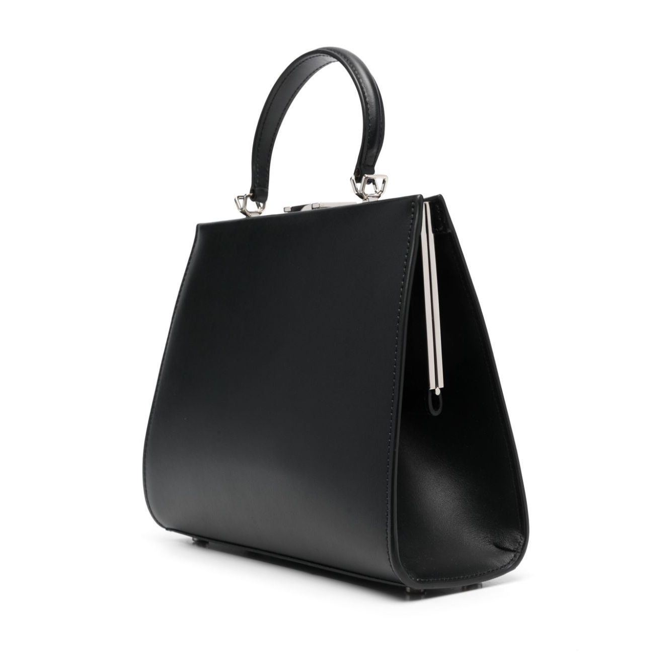 Front view with bag zipped and handles upright.