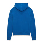 Saint Laurent logo-embroidered cotton hoodie