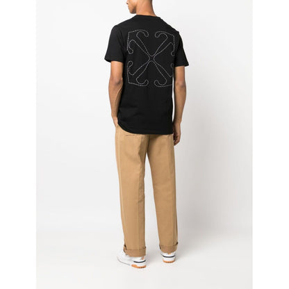 Off White Logo cotton t-shirt