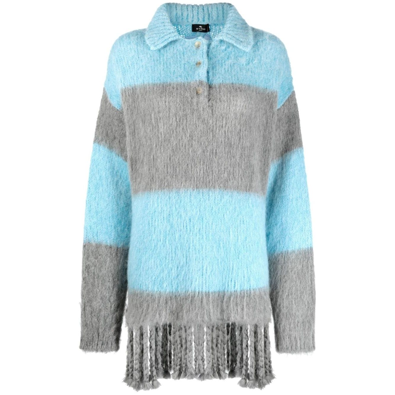 Etro T-shirts and Polos Clear Blue Topwear