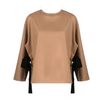 Erika Cavallini Semi-Couture Top Camel
