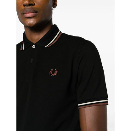 Fred Perry T-shirts and Polos Black Topwear