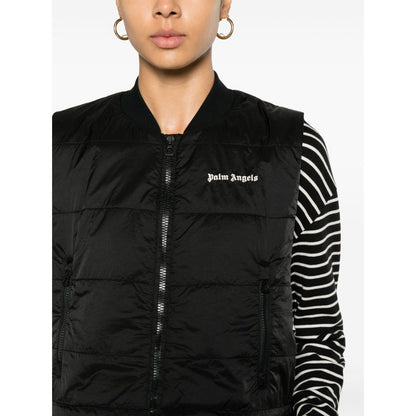 Palm Angels Sweaters Black Topwear