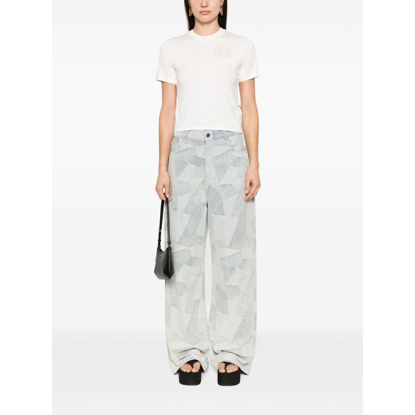 Palm Angels T-shirts and Polos White Topwear