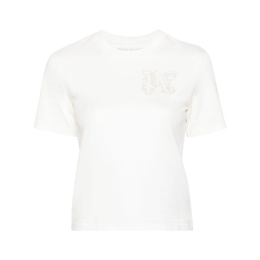 Palm Angels T-shirts and Polos White Topwear