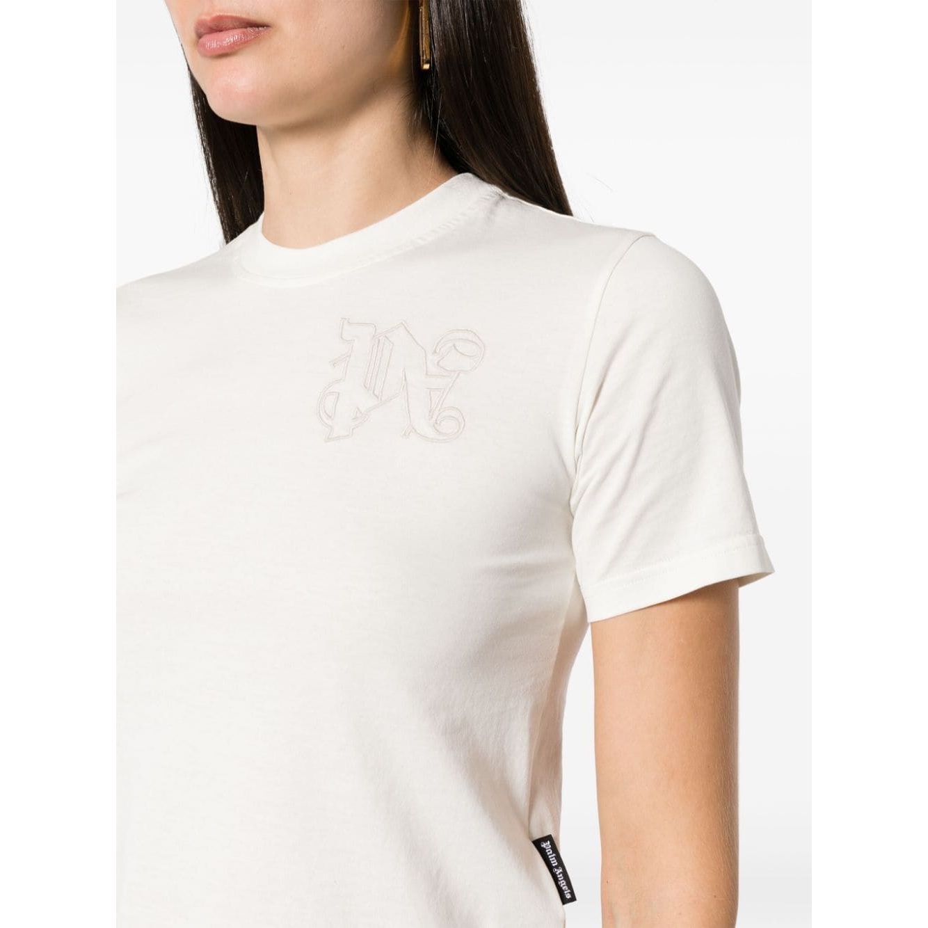 Palm Angels T-shirts and Polos White Topwear