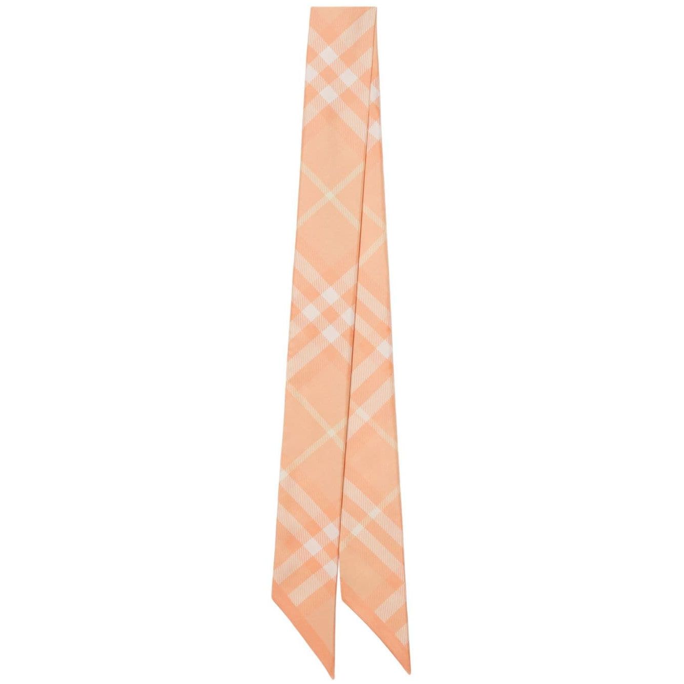 Burberry Skinny Check Silk Scarf Scarves Hats & Gloves