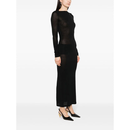 Saint Laurent Wool blend long pencil dress Dresses