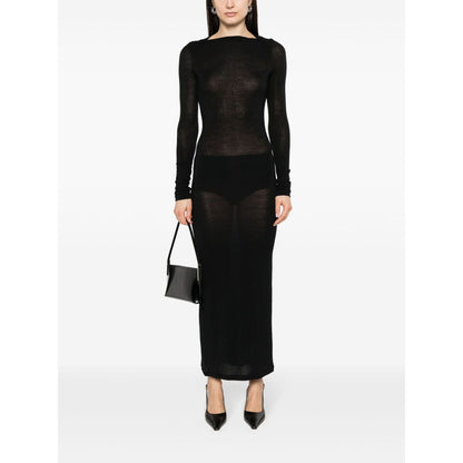 Saint Laurent Wool blend long pencil dress Dresses