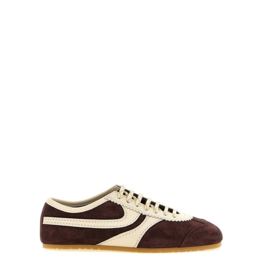 Dries Van Noten Multicolor Calfskin Low Top Sneakers