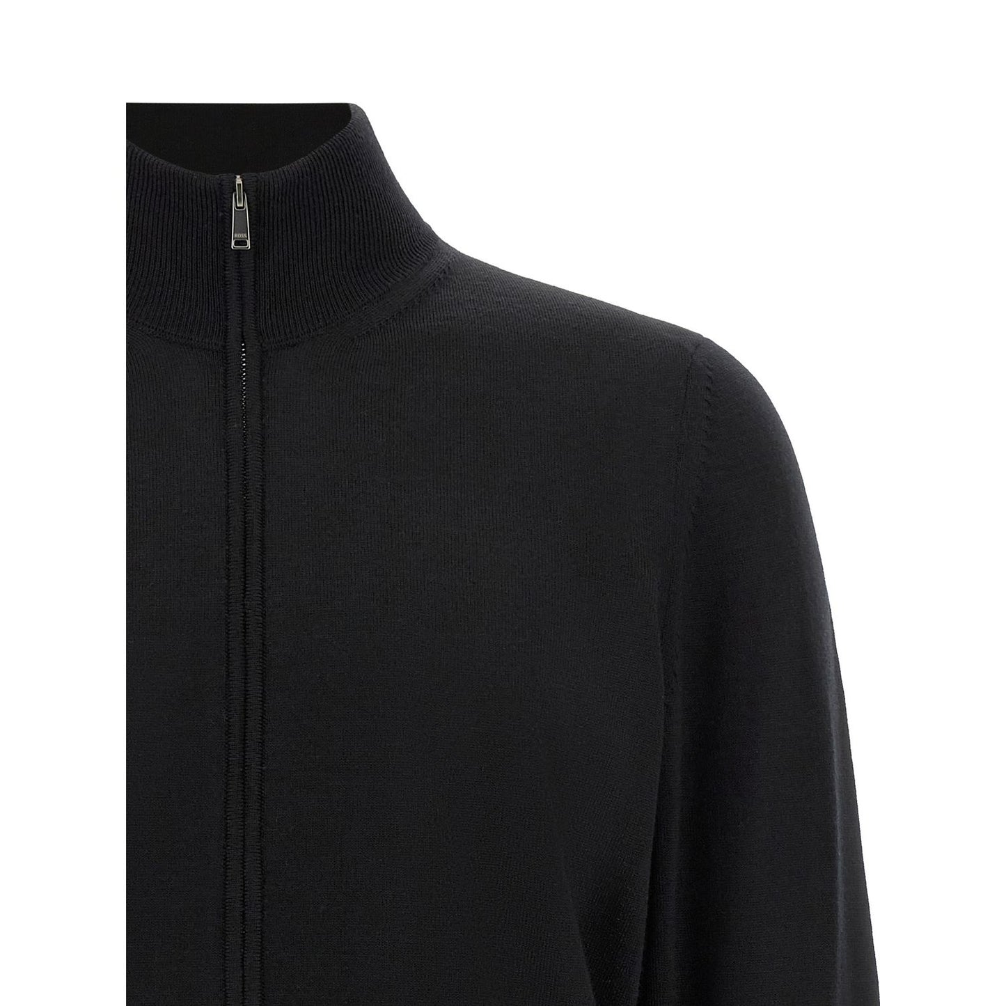 Hugo Boss Black Virgin Wool Cardigan