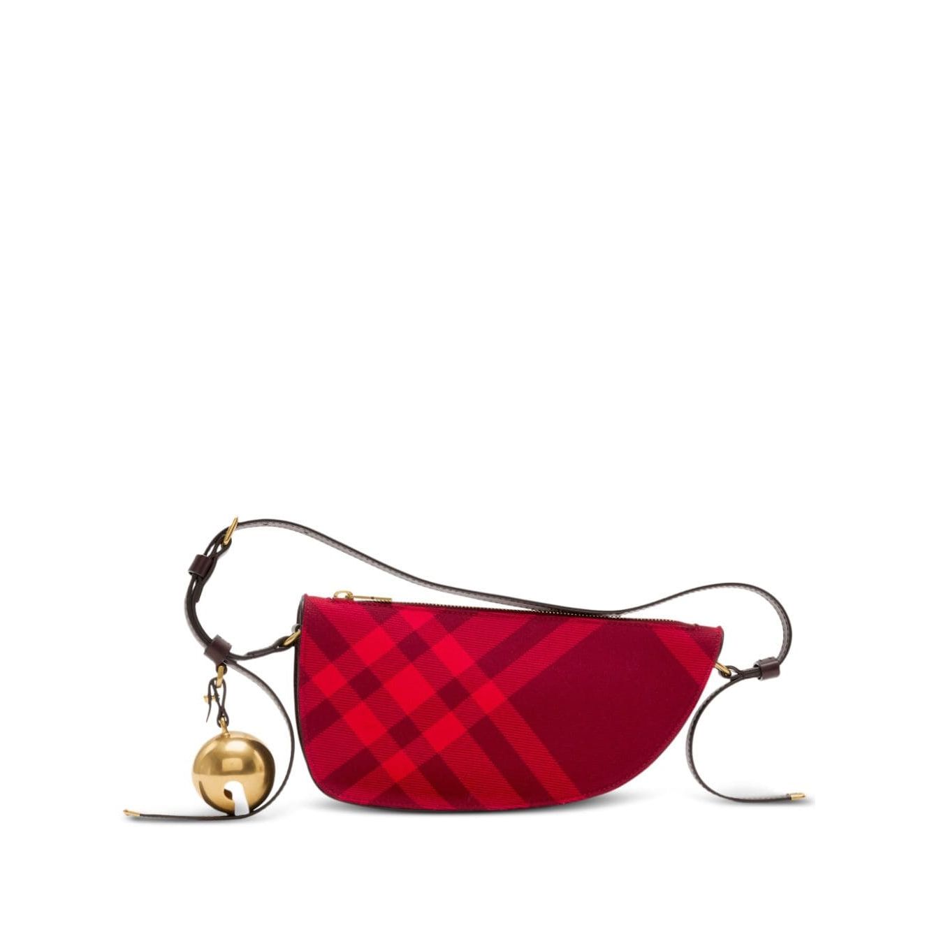 Front view with bag zipped and handles upright.