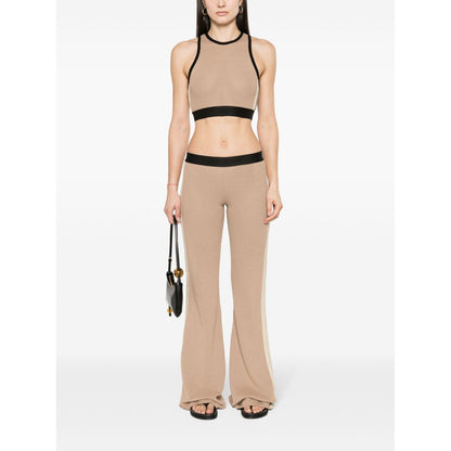 Palm Angels Top Beige Topwear