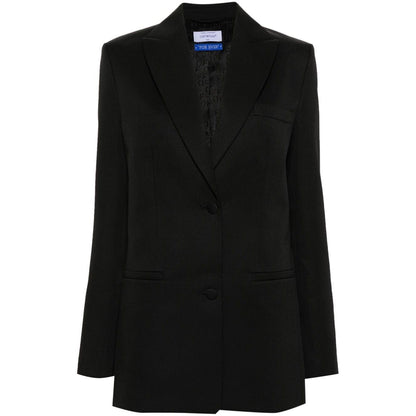 Off White single-breasted virgin-wool blazer