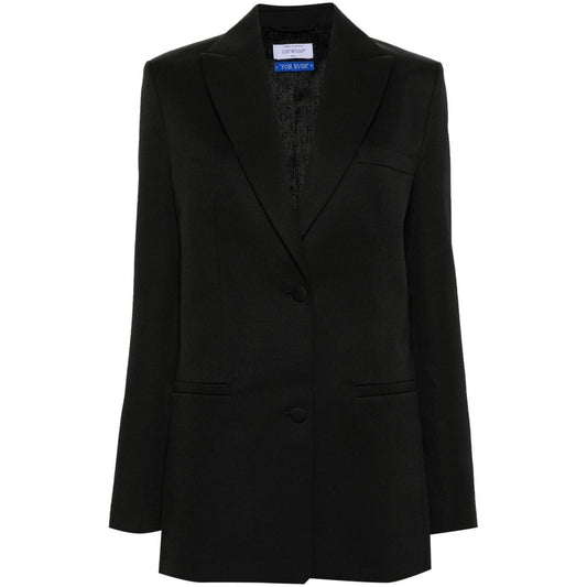 Off White single-breasted virgin-wool blazer Jackets