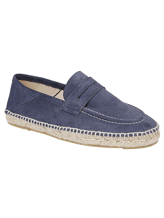 MANEBI Flat shoes Blue Moccasins Manebi Dim Gray