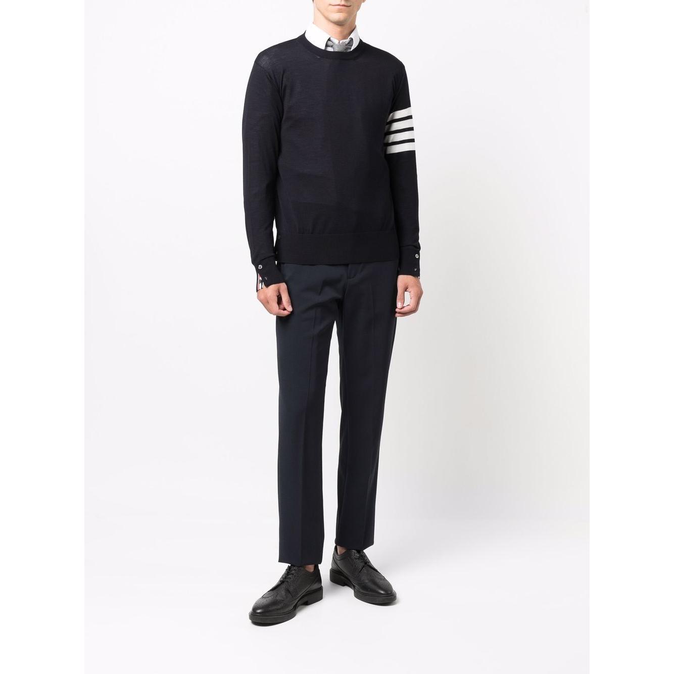 Thom Browne merino wool 4-Bar knitted jumper Topwear Thom Browne