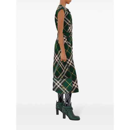 Burberry Nova Check Midi Dress Dresses