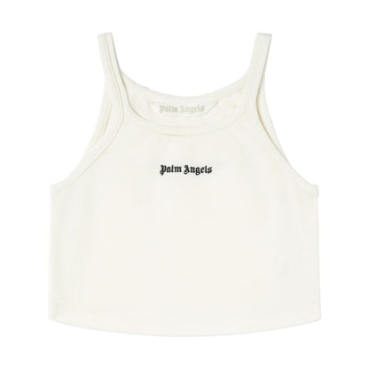 Palm Angels Top White Topwear