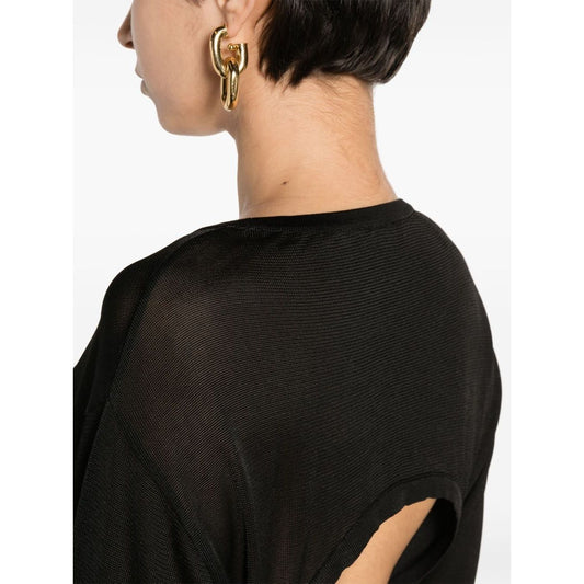Saint Laurent open-back knitted dress
