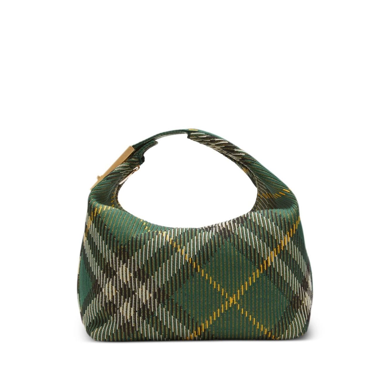 Front view with bag zipped and handles upright.