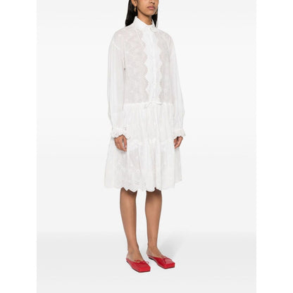 Ermanno Scervino Embroidered shirt dress Dresses