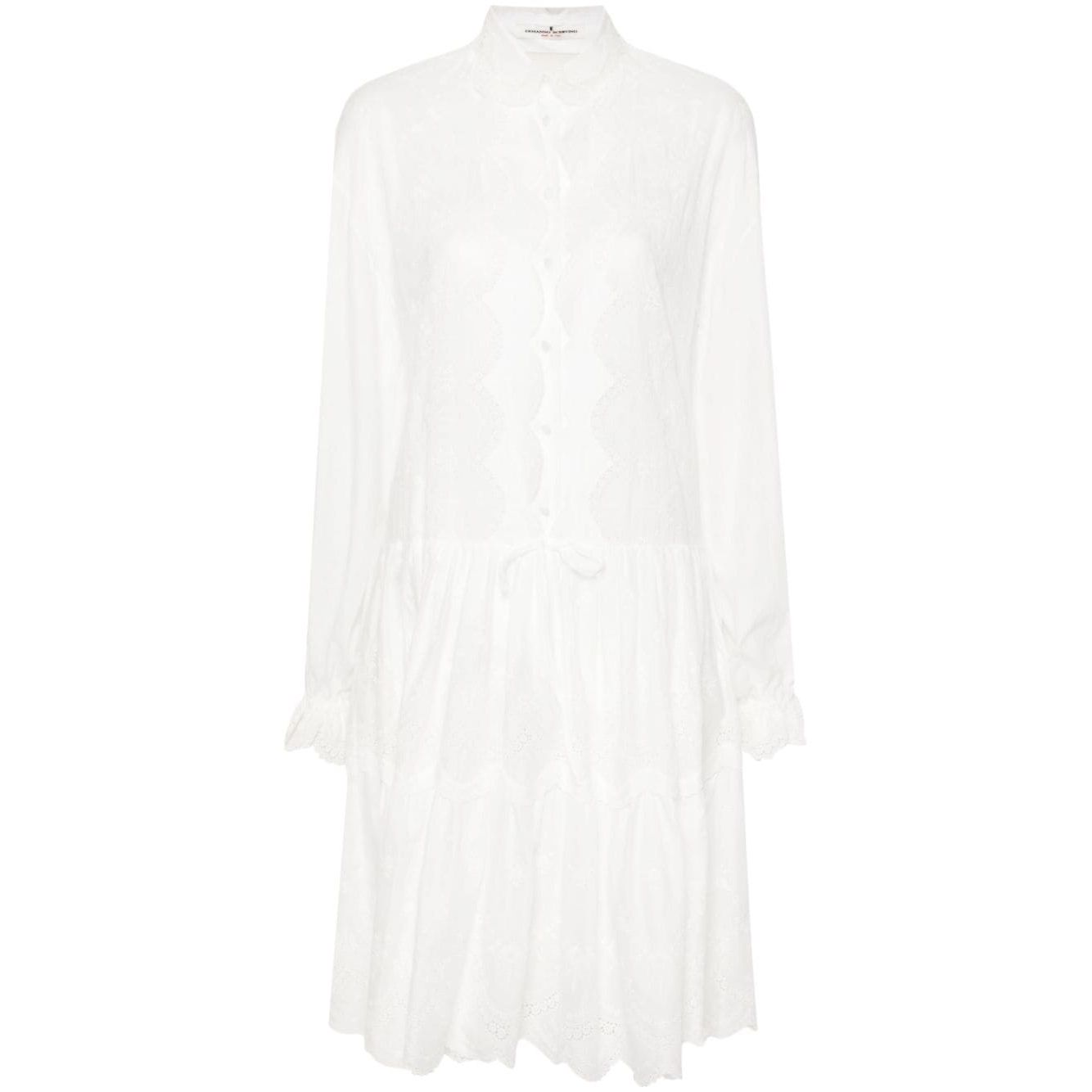 Ermanno Scervino Embroidered shirt dress Dresses