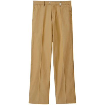Burberry Straight-leg cotton trousers Trousers