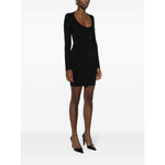 Saint Laurent Décolleté Mini Dress