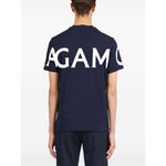 Ferragamo T-shirts and Polos Blue Topwear