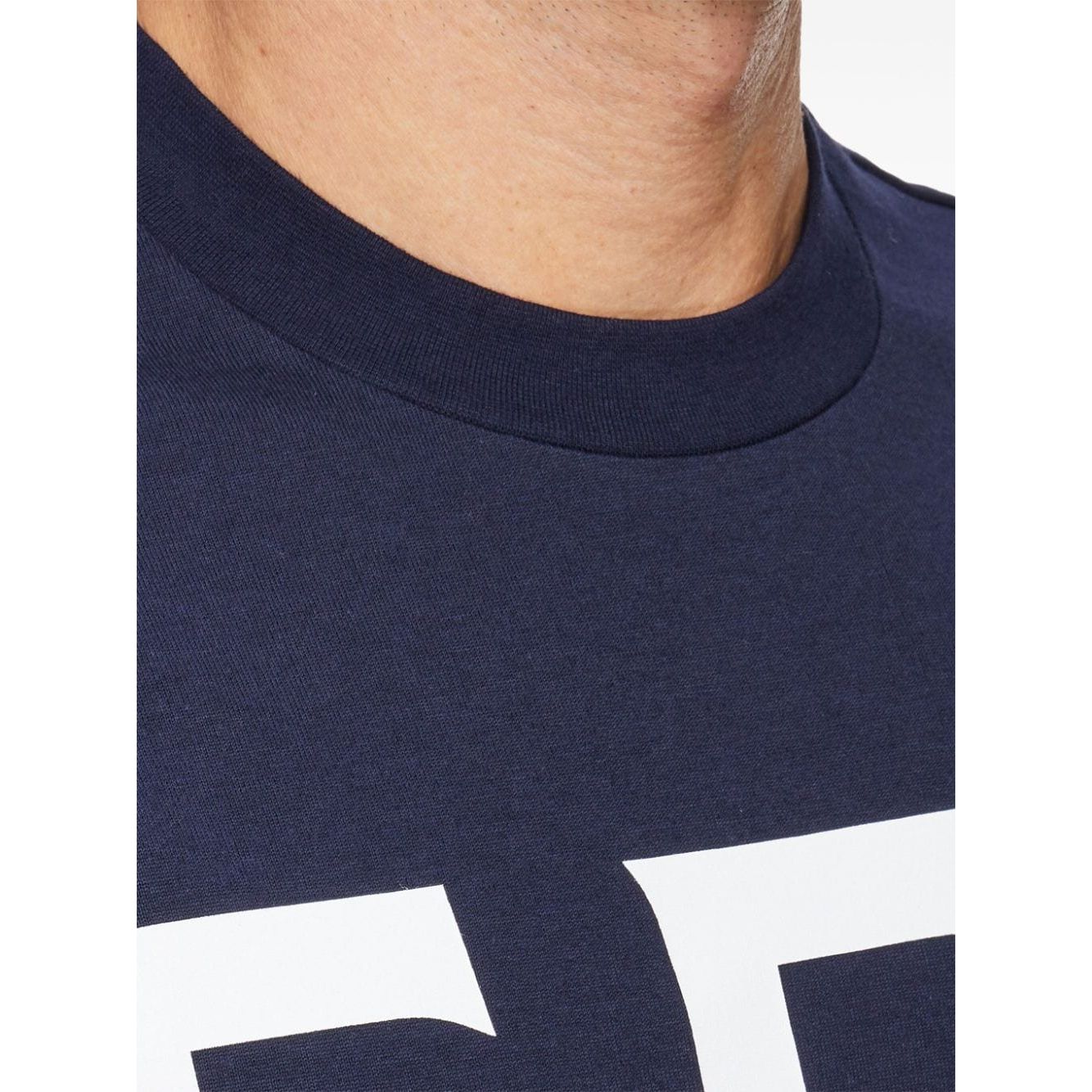Ferragamo T-shirts and Polos Blue Topwear