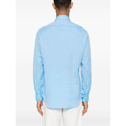 FINAMORE 1925 NAPOLI Shirts Clear Blue Shirts