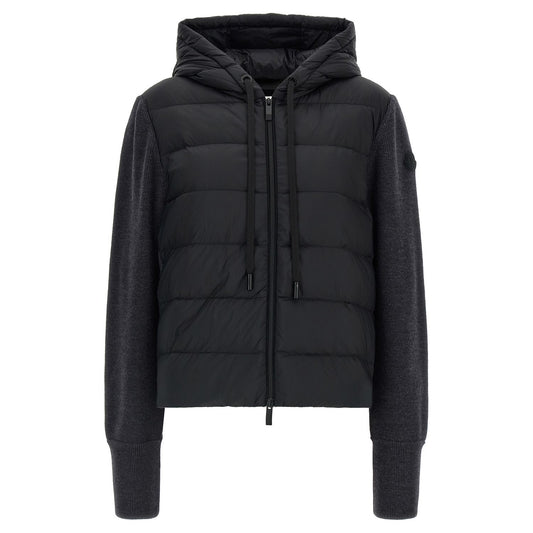 Moncler Gray Polyamide Cardigan