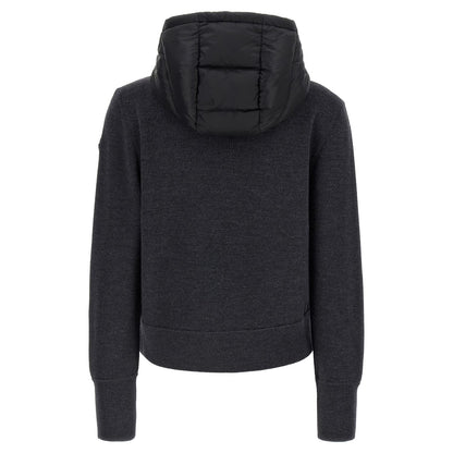 Moncler Gray Polyamide Cardigan