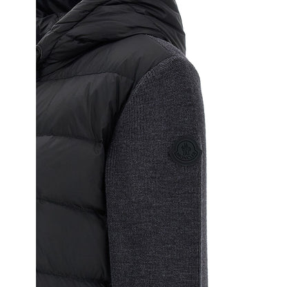 Moncler Gray Polyamide Cardigan
