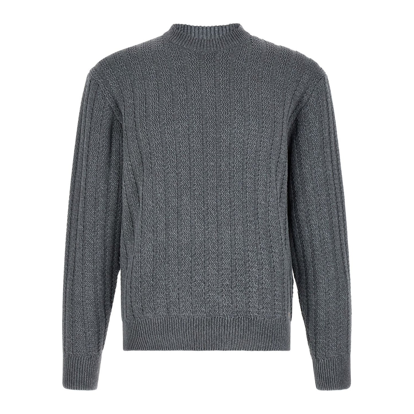 Hugo Boss Gray Cotton Cardigan