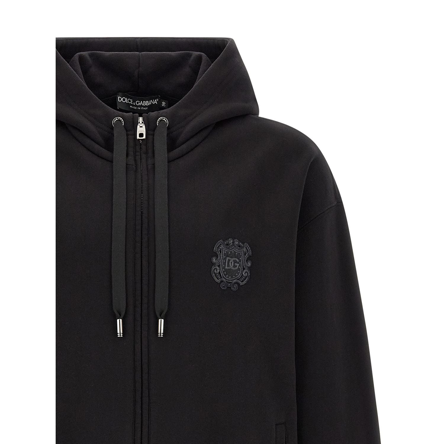 Dolce & Gabbana Black Cotton Sweatshirt
