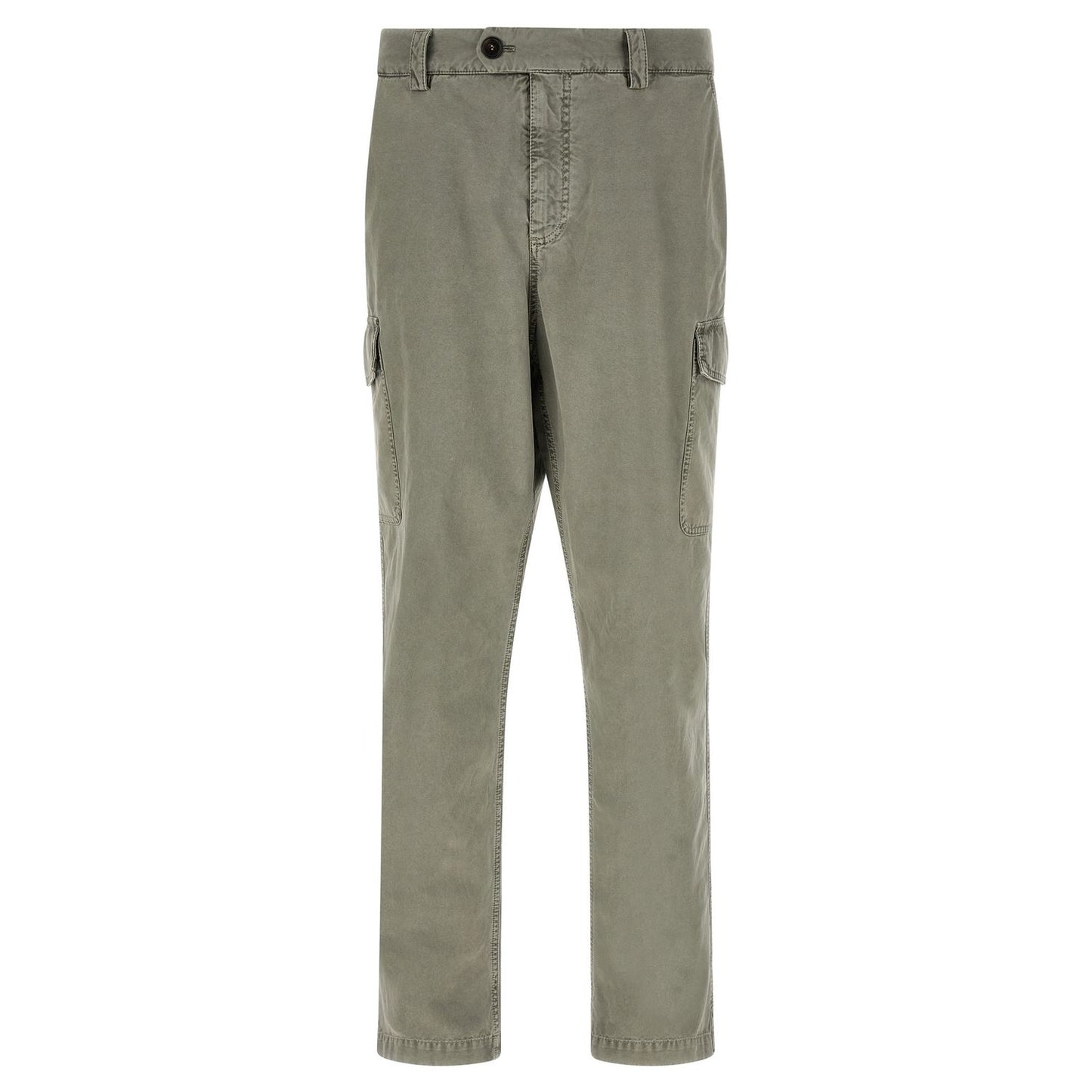 Brunello Cucinelli Bicolor Cotton Cargo Pants