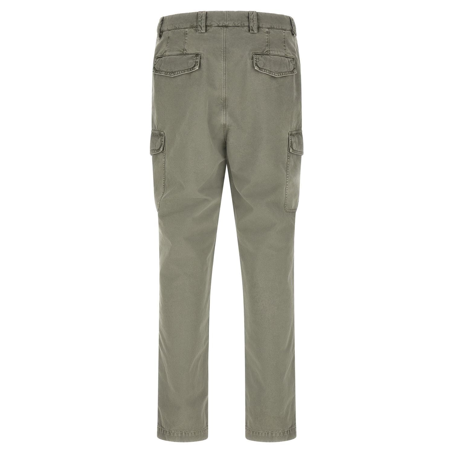 Brunello Cucinelli Bicolor Cotton Cargo Pants